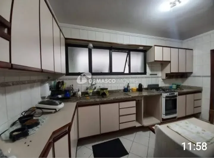 Apartamento com quintal coberto com área total de 137,76m²  à venda, Osvaldo Cruz, São Caetano do Sul, SP