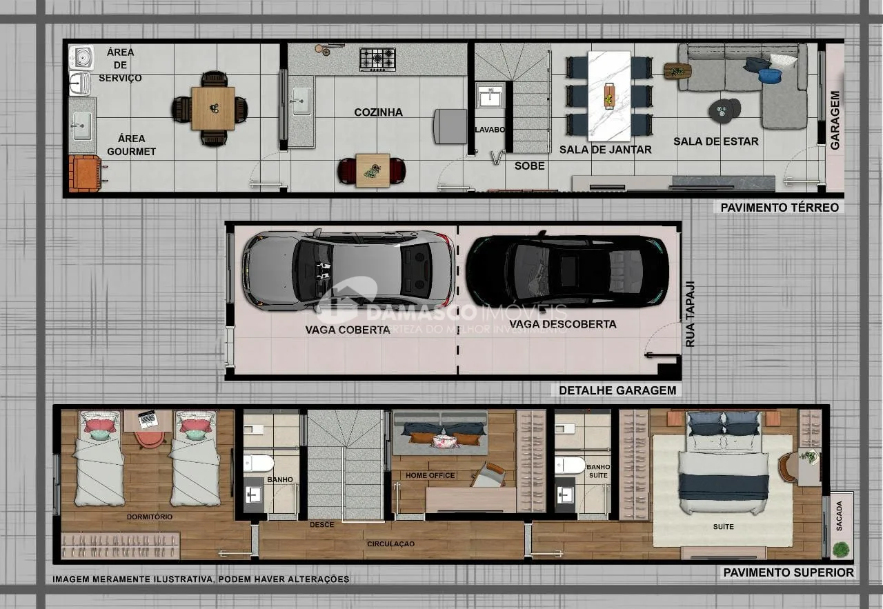 Sobrado à venda 3 Quartos, 1 Suite, 2 Vagas, 105M², Vila Alpina, São Paulo - SP