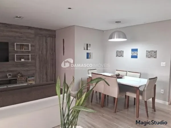 Apartamento à venda no Santa Paula | 91 m² | 3 dormitórios | 2 suítes | Varanda gourmet