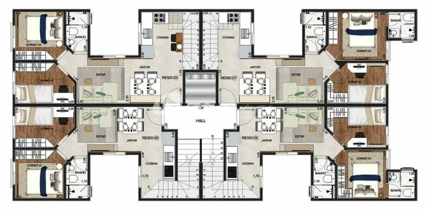 Cobertura à venda 2 Quartos, 1 Suite, 1 Vaga, Vila Bela Vista, Santo André - SP 