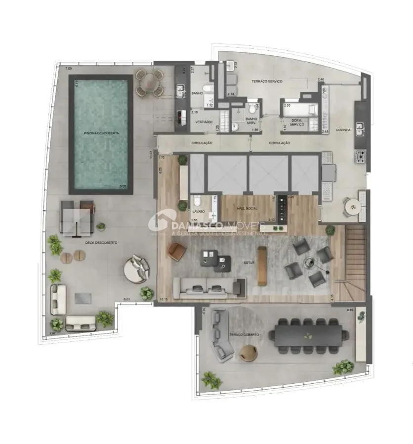 Apartamento 4 suites  e 4 vagas