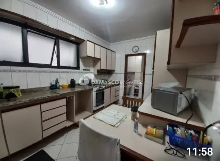 Apartamento com quintal coberto com área total de 137,76m²  à venda, Osvaldo Cruz, São Caetano do Sul, SP