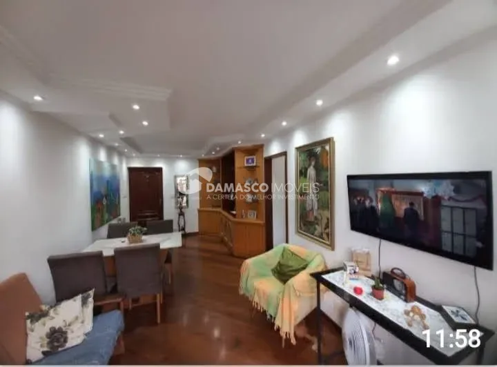 Apartamento com quintal coberto com área total de 137,76m²  à venda, Osvaldo Cruz, São Caetano do Sul, SP
