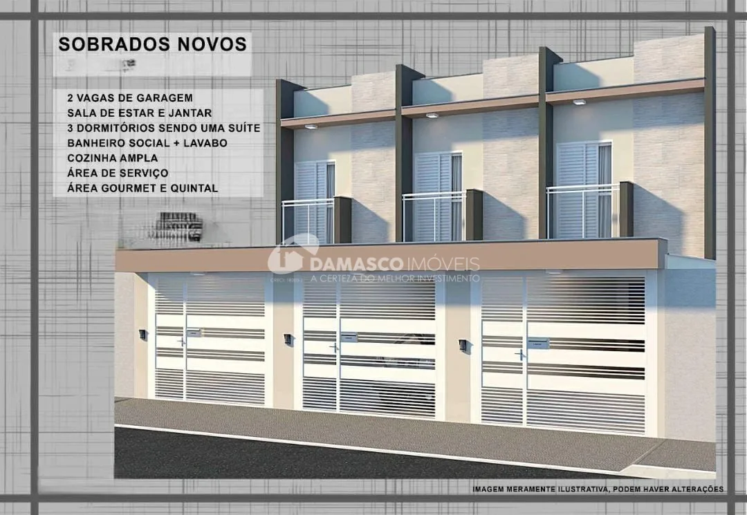 Sobrado à venda 3 Quartos, 1 Suite, 2 Vagas, 105M², Vila Alpina, São Paulo - SP