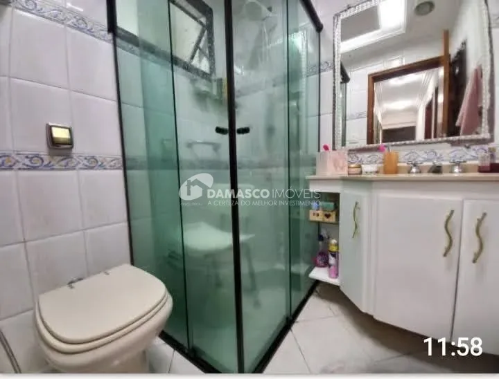 Apartamento com quintal coberto com área total de 137,76m²  à venda, Osvaldo Cruz, São Caetano do Sul, SP
