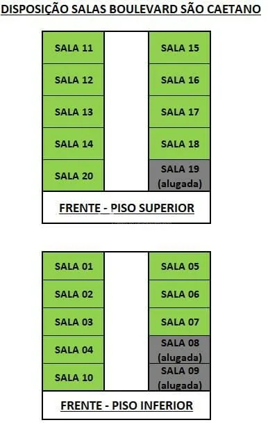 Sala para Locação Jardim São Caetano, São Caetano do Sul - SP