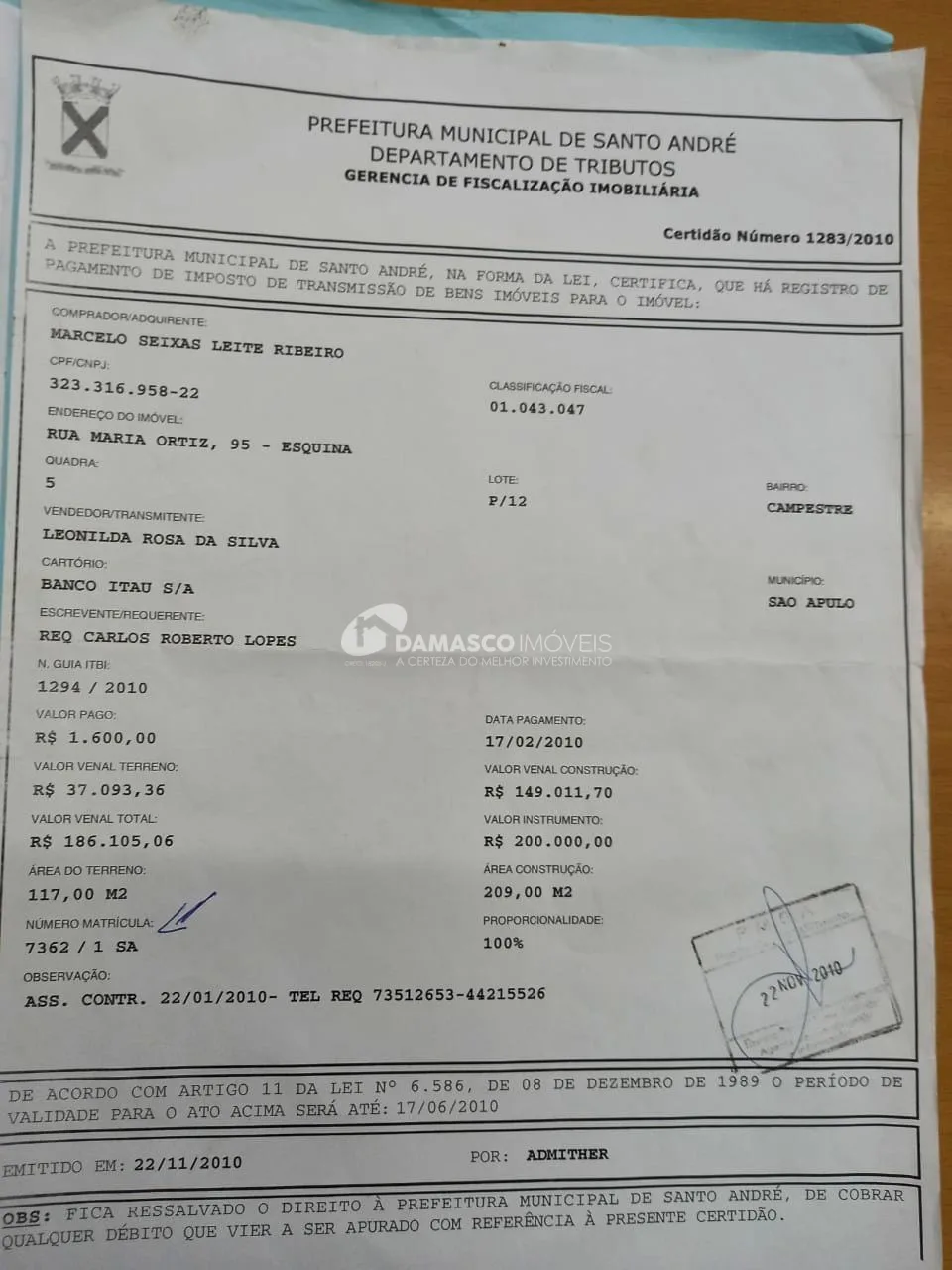 Sobrado à venda 3 Quartos, 1 Suite, 2 Vagas, 209M², Campestre, Santo André - SP