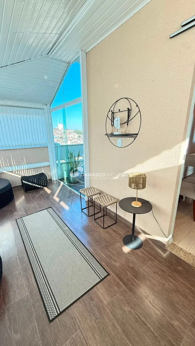 Cobertura com churrasqueira à venda no Nova Gerty | 134m² | 2 dormitórios | 1 suíte | São Caetano do Sul