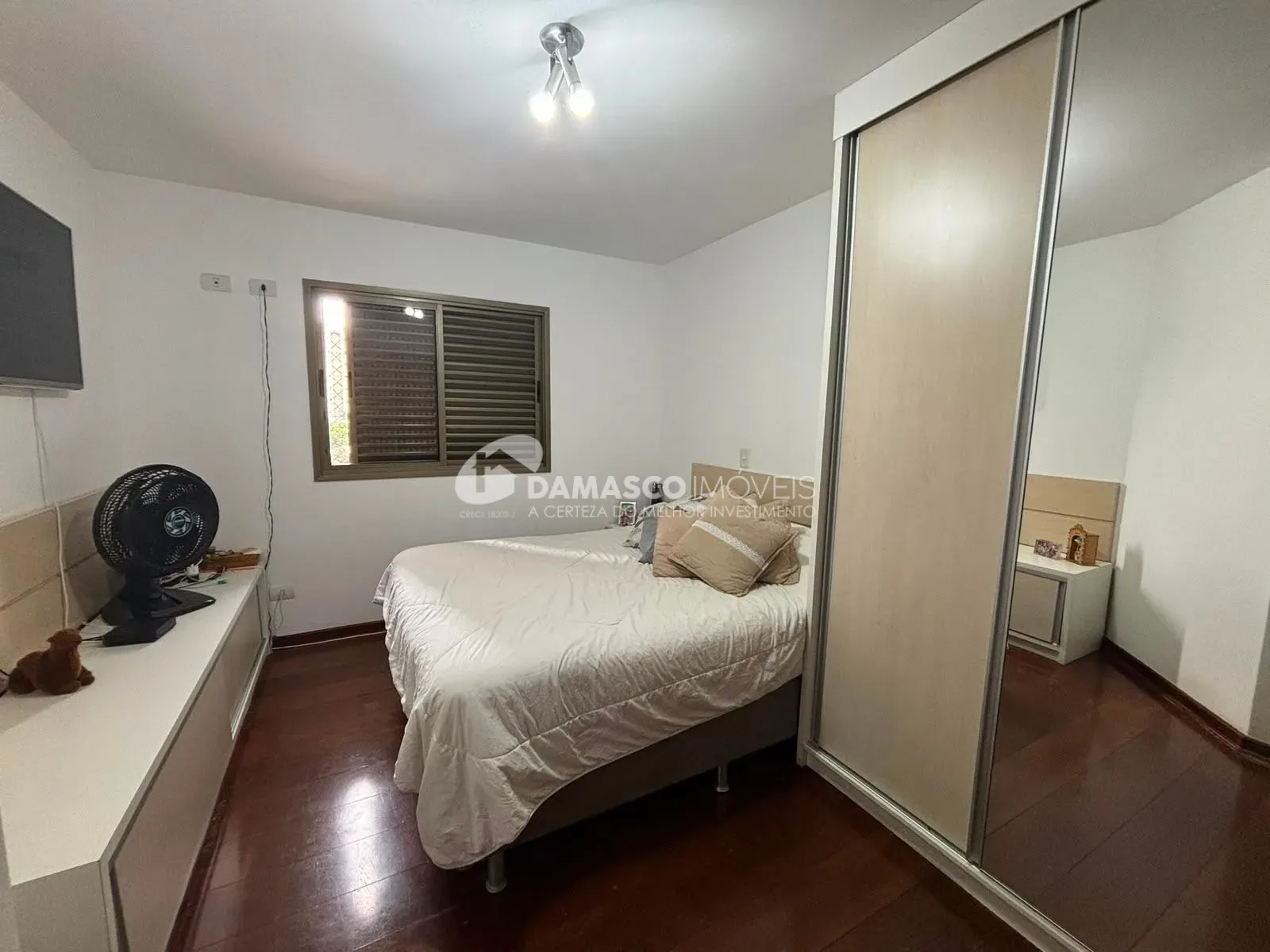 Apartamento para locação com 120 m² de área útil, mobiliado, com 3 quartos, Bairro Barcelona, São Caetano do Sul