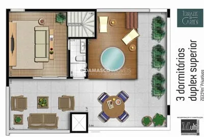 Cobertura à venda 3 Quartos, 1 Suite, 3 Vagas, Santa Maria, São Caetano do Sul - SP 