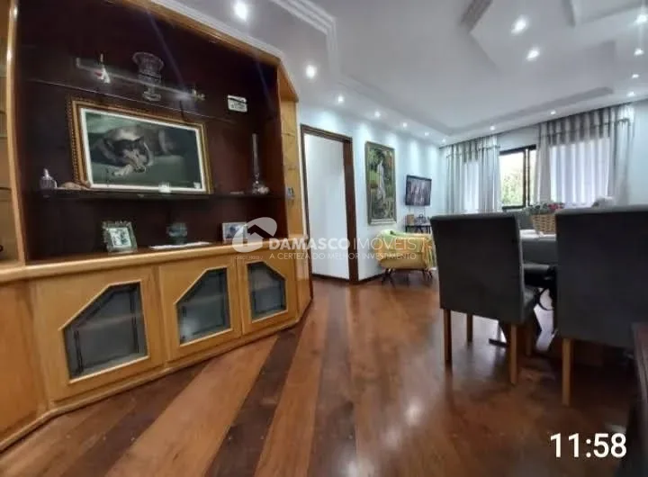 Apartamento com quintal coberto com área total de 137,76m²  à venda, Osvaldo Cruz, São Caetano do Sul, SP