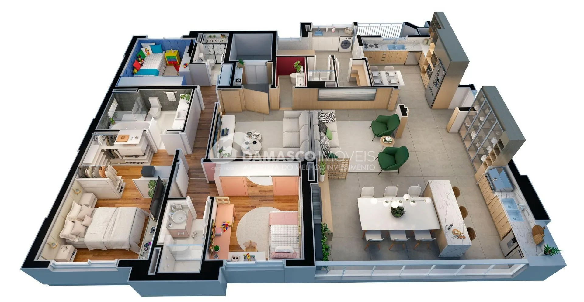 Apartamento à venda 3 Quartos, 3 Suites, 4 Vagas, 160M², Vila Santo Estevão, São Paulo - SP 