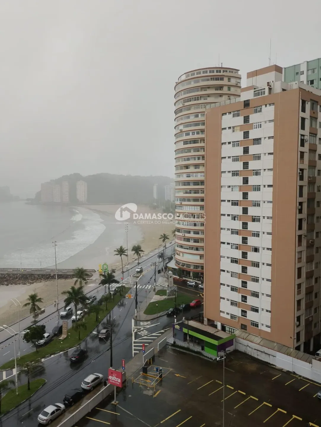 Apartamento de frente para a praia, com 100 m² de área útil à venda, Centro, São Vicente, SP