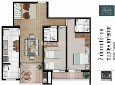 Cobertura à venda 2 Quartos, 1 Suite, 3 Vagas, Santa Maria, São Caetano do Sul - SP 